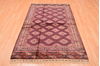 Baluch Red Hand Knotted 42 X 68  Area Rug 100-76425 Thumb 4