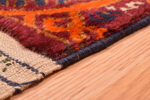 Baluch Red Hand Knotted 38 X 511 Area Rug 100-76426 Image 11