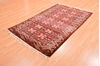 Baluch Red Hand Knotted 41 X 67  Area Rug 100-76427 Thumb 2