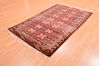 Baluch Red Hand Knotted 41 X 67 Area Rug 100-76427 Thumb 2