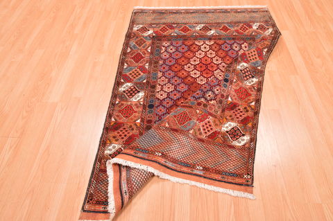 Baluch Multicolor Hand Knotted 39 X 57 Area Rug 100-76428 Image 15