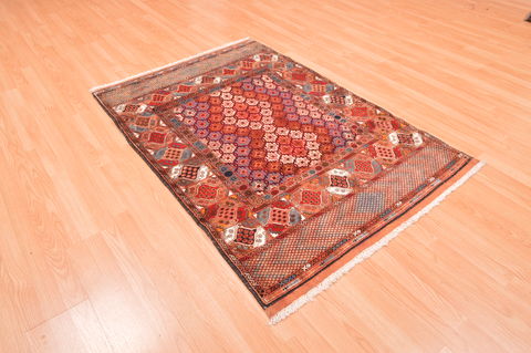 Baluch Multicolor Hand Knotted 39 X 57 Area Rug 100-76428 Image 5