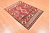 Baluch Multicolor Hand Knotted 39 X 57  Area Rug 100-76428 Thumb 3
