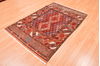 Baluch Multicolor Hand Knotted 39 X 57  Area Rug 100-76428 Thumb 6