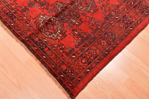 Baluch Red Hand Knotted 35 X 59 Area Rug 100-76432 Image 8