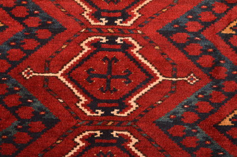 Baluch Red Hand Knotted 35 X 57 Area Rug 100-76433 Image 10