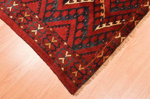 Baluch Red Hand Knotted 35 X 57 Area Rug 100-76433 Image 13