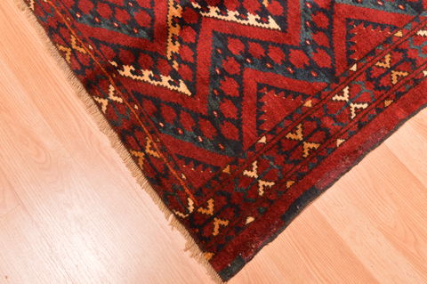 Baluch Red Hand Knotted 35 X 57 Area Rug 100-76433 Image 8