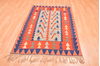 Kilim Red Hand Knotted 311 X 56  Area Rug 100-76437 Thumb 5