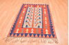 Kilim Red Hand Knotted 311 X 56 Area Rug 100-76437 Thumb 5