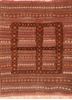 Kilim Brown Square Hand Knotted 37 X 45 Area Rug 100-76440 Thumb 0