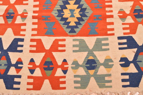 Kilim Red Hand Knotted 310 X 51 Area Rug 100-76441 Image 4