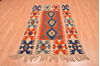 Kilim Red Hand Knotted 310 X 51 Area Rug 100-76441 Thumb 1