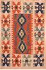 Kilim Red Hand Knotted 310 X 51  Area Rug 100-76441 Thumb 0