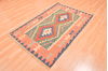 Kilim Green Hand Knotted 311 X 59  Area Rug 100-76442 Thumb 6