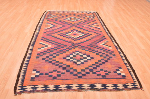 Kilim Multicolor Hand Knotted 46 X 85  Area Rug 100-76444 Image 2