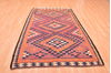 Kilim Multicolor Hand Knotted 46 X 85  Area Rug 100-76444 Thumb 2