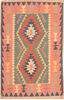 Kilim Multicolor Hand Knotted 46 X 85  Area Rug 100-76444 Thumb 0