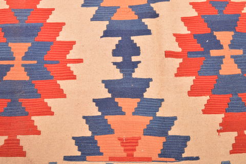 Kilim Blue Hand Knotted 51 X 83 Area Rug 100-76448 Image 3