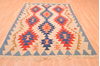 Kilim Blue Hand Knotted 51 X 83 Area Rug 100-76448 Thumb 6