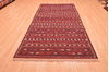Kilim Red Runner Hand Knotted 410 X 98  Area Rug 100-76449 Thumb 1