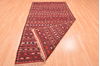 Kilim Red Runner Hand Knotted 410 X 98  Area Rug 100-76449 Thumb 6