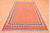 Kilim Beige Hand Knotted 48 X 90  Area Rug 100-76450 Thumb 6