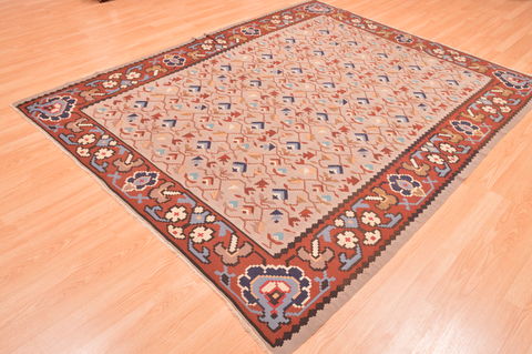 Kilim Grey Hand Knotted 67 X 810 Area Rug 100-76453 Image 2