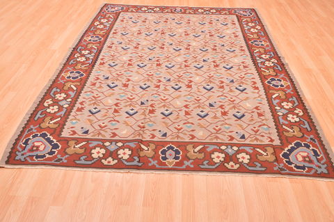 Kilim Grey Hand Knotted 67 X 810 Area Rug 100-76453 Image 3