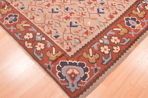 Kilim Grey Hand Knotted 67 X 810 Area Rug 100-76453 Image 4