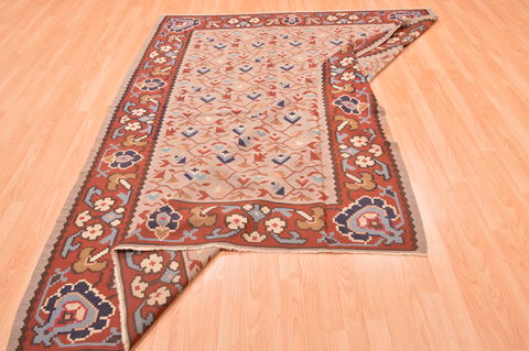 Kilim Grey Hand Knotted 67 X 810 Area Rug 100-76453 Image 5
