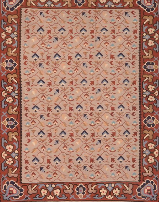 Kilim Grey Hand Knotted 67 X 810 Area Rug 100-76453 Image 0