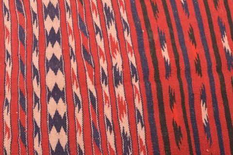 Kilim Red Runner Hand Knotted 45 X 91 Area Rug 100-76454 Image 6