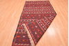 Kilim Red Hand Knotted 47 X 92  Area Rug 100-76456 Thumb 3