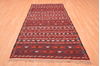 Kilim Red Hand Knotted 47 X 92  Area Rug 100-76456 Thumb 5