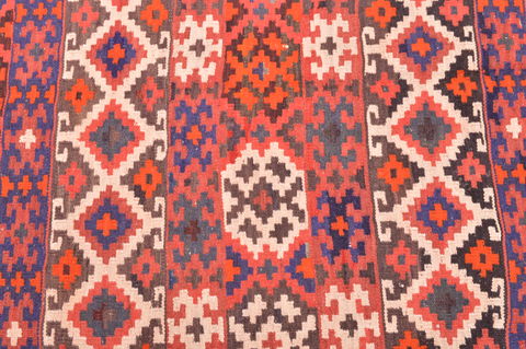 Kilim Red Hand Knotted 47 X 68 Area Rug 100-76458 Image 7