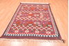 Kilim Red Hand Knotted 47 X 68  Area Rug 100-76458 Thumb 1