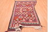 Kilim Red Hand Knotted 47 X 68 Area Rug 100-76458 Thumb 4