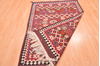 Kilim Red Hand Knotted 47 X 68 Area Rug 100-76458 Thumb 5