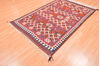 Kilim Red Hand Knotted 47 X 68 Area Rug 100-76458 Thumb 6