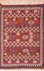 Kilim Red Hand Knotted 47 X 68 Area Rug 100-76458 Thumb 0