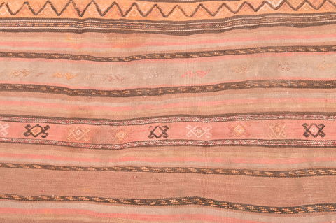 Kilim Brown Runner Hand Knotted 45 X 106 Area Rug 100-76459 Image 6