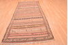 Kilim Brown Runner Hand Knotted 45 X 106 Area Rug 100-76459 Thumb 3