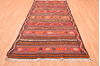 Kilim Red Runner Hand Knotted 45 X 89  Area Rug 100-76460 Thumb 4