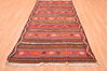 Kilim Red Runner Hand Knotted 45 X 89 Area Rug 100-76460 Thumb 4