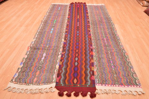 Kilim Green Hand Knotted 52 X 94 Area Rug 100-76463 Image 2