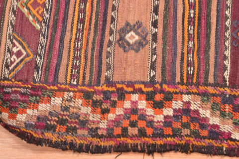 Kilim Brown Hand Knotted 411 X 78 Area Rug 100-76466 Image 8