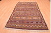 Kilim Brown Hand Knotted 411 X 78 Area Rug 100-76466 Thumb 1
