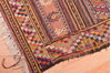 Kilim Brown Hand Knotted 411 X 78 Area Rug 100-76466 Thumb 6