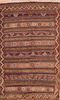 Kilim Brown Hand Knotted 411 X 78 Area Rug 100-76466 Thumb 0